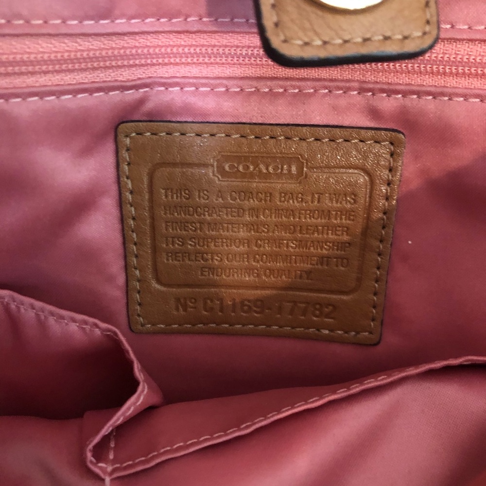 Coach Chelsea flagship leather satchel